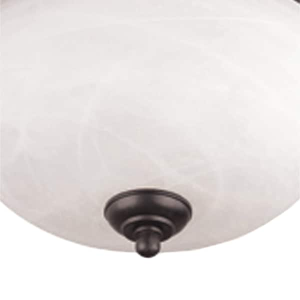 Tahoe 14'' Wide 2-Light Flush Mount, Painted Bronze